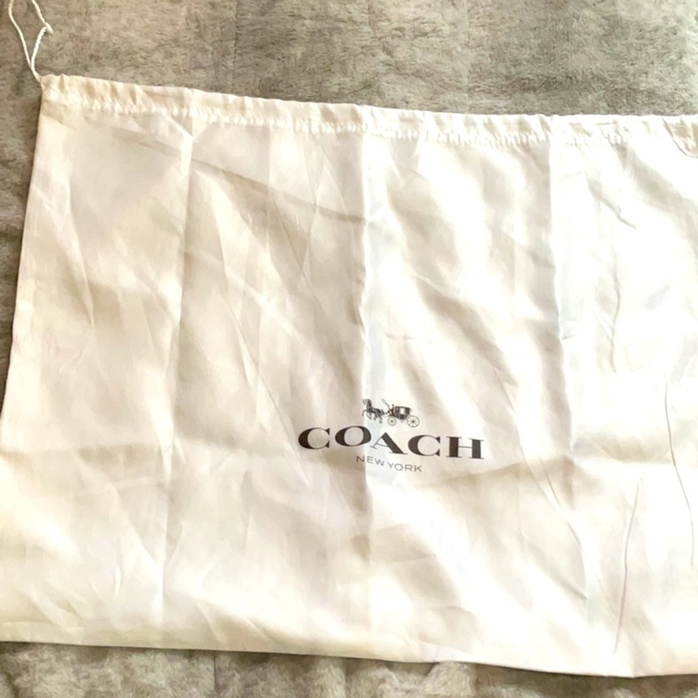 White Coach Silk Dustbag large 18 1/2 tall x 23 width